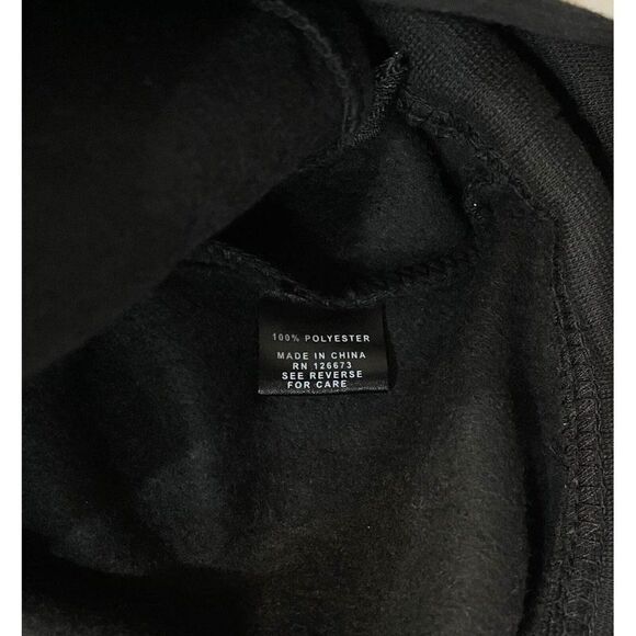 NFL Team Apparel Tampa Bay Buccaneers Black Red Drawstring Hoodie Men’s Sz M NWT - Picture 7 of 12